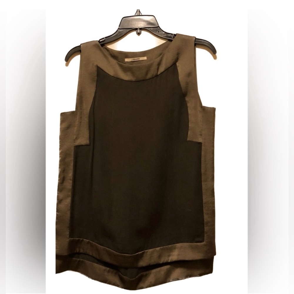 JBrand sleeveless top  J Brand Top J.Brand Top J Brand Tank J Brand Tunic Brown